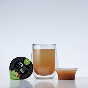 Ginger tea with honey and lime